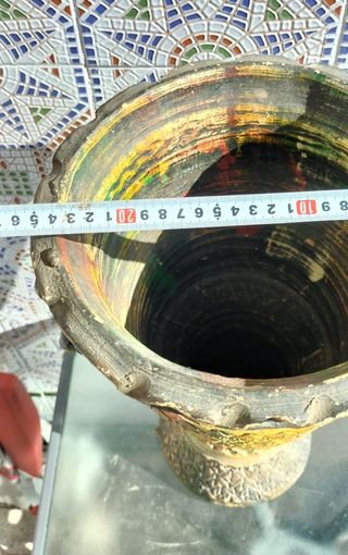 Jarrón de terracota grande