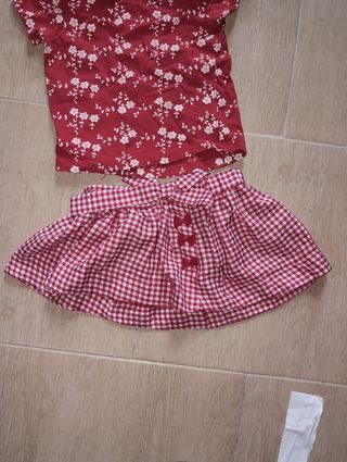 Completo bimba elegante estivo 