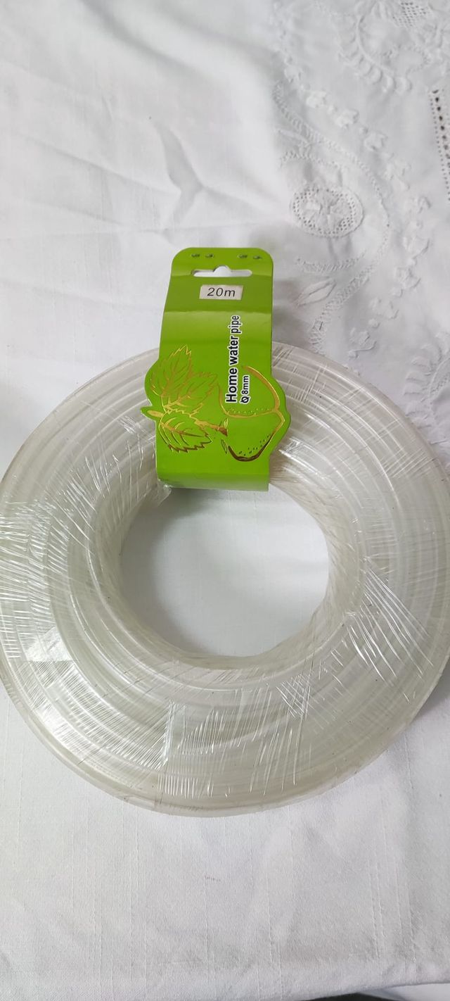 tubos transparentes 10m y 20 m. Ø 8