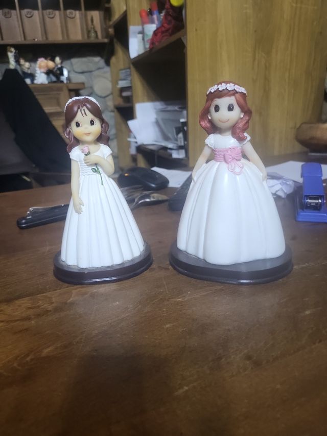 Muñecas tarta comunión