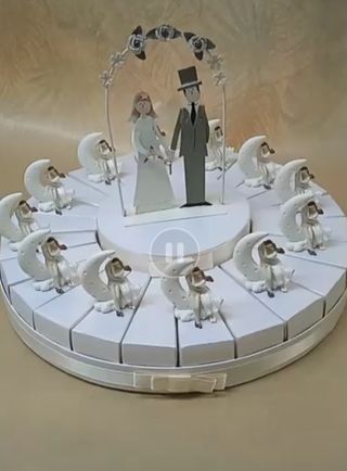 Nuovi 10 sposi statuina matrimonio anniversario