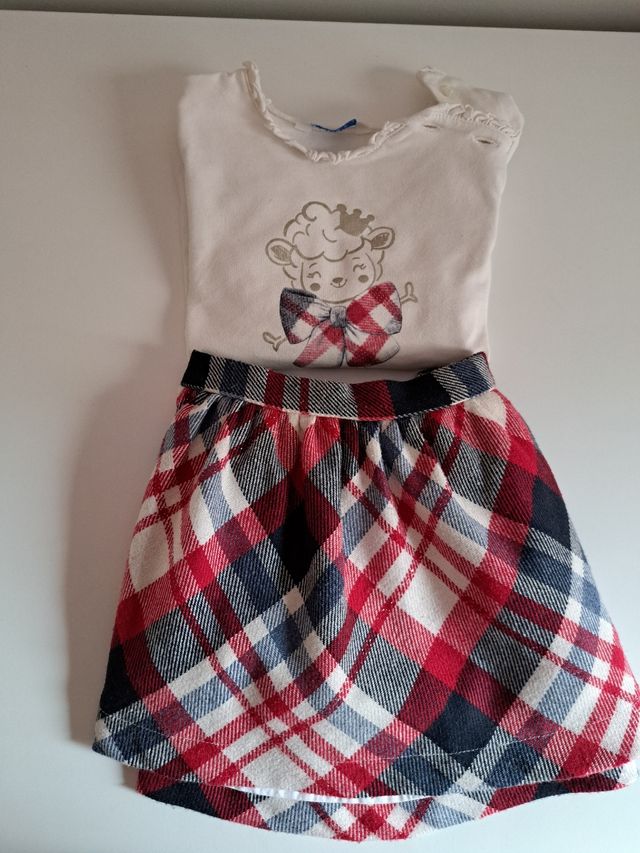 Conjunto mayoral falda 98cm