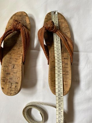 Zeppa infradito donna in sughero