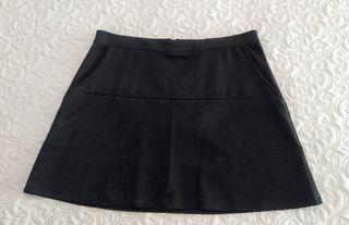 MINIFALDA NEGRA ATERCIOPELADA 