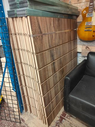 Panel expositor exhibición de productos