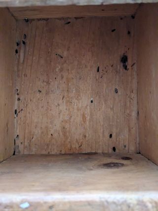 Bonita y rústica caja cofre en madera.