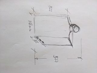 Bonita y rústica caja cofre en madera.