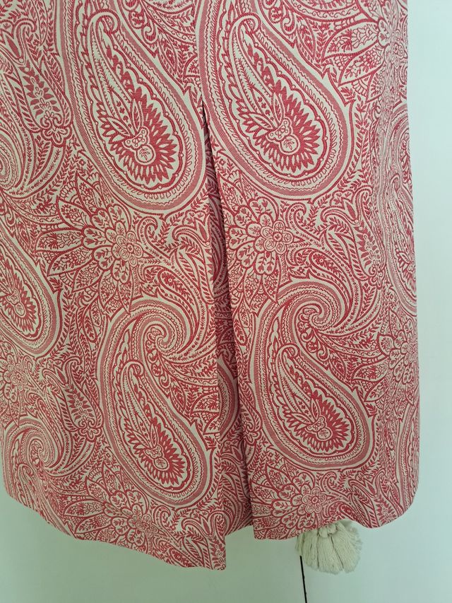 Vestido pasley rojo CH