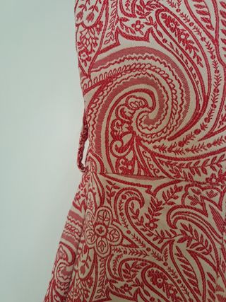 Vestido pasley rojo CH