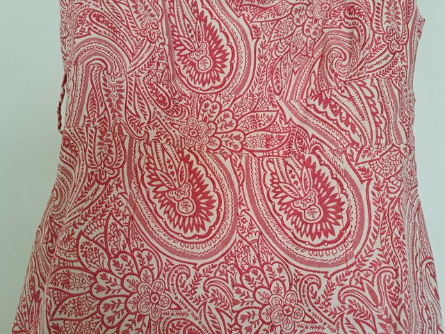 Vestido pasley rojo CH