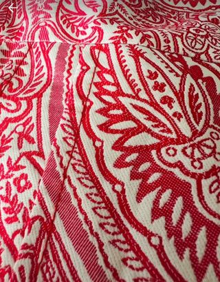 Vestido pasley rojo CH