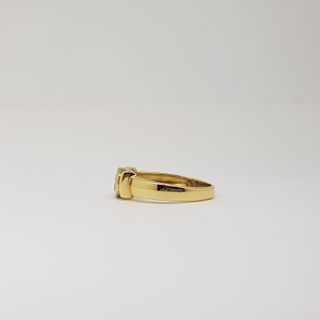 Anillo Oro 18K y Diamante Marrón 0.50ct