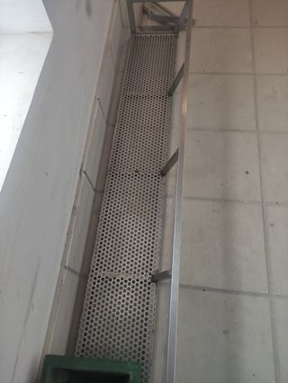 Repisa de acero inoxidable