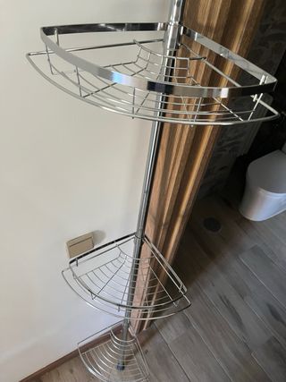 Siporte esquina para baño regulable