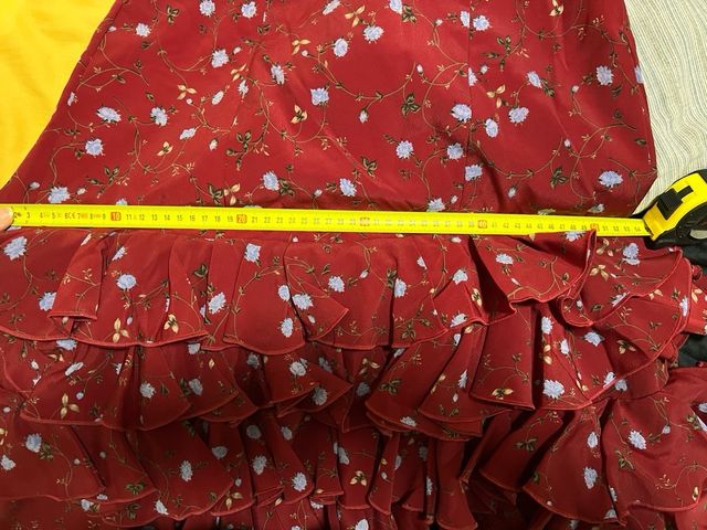 Traje flamenca +bolso+ mantoncillo