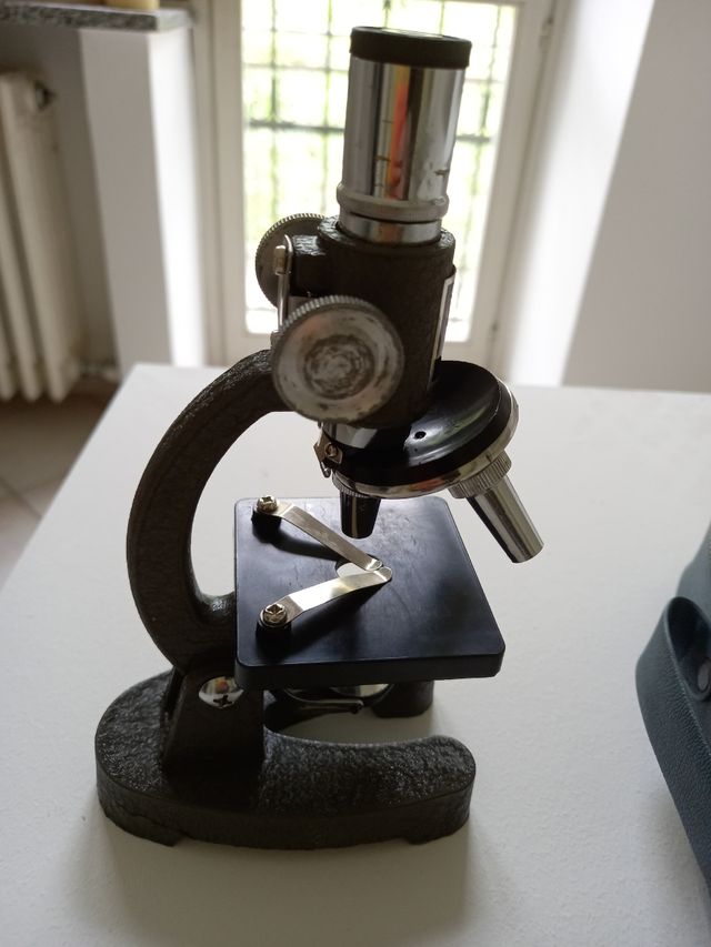 Microscopio vintage