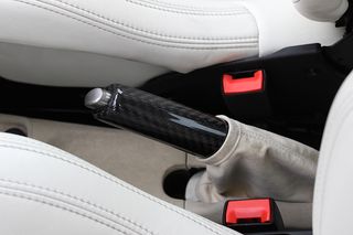 Abarth Cover Freno de Mano Fibra Carbono 