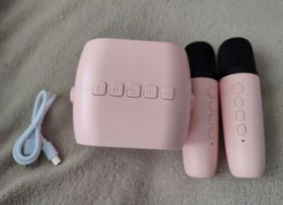 Karaoke portátil 2 micros NUEVO