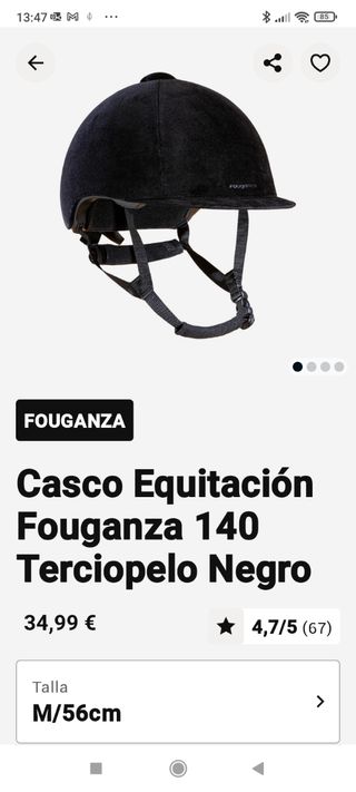 Casco equitacion
