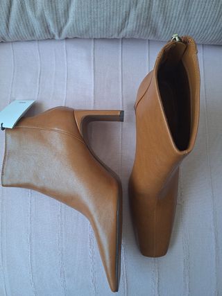 Botines Mango marrones