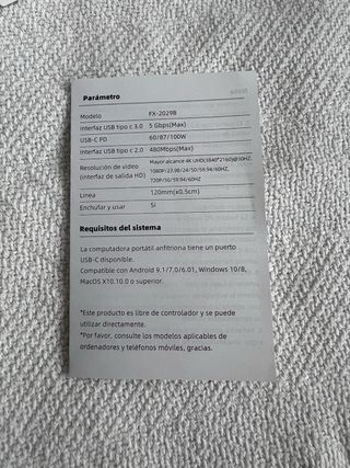 10X Hub USB C, 5 En 1 Adaptador USB C, NUEVO