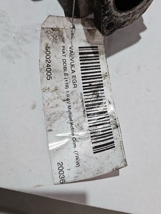 Valvula EGR fiat 1.9jtd 50024005