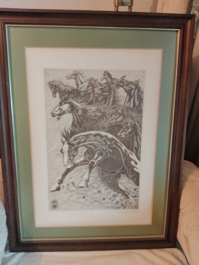 Cuadro de caballos. Exclusivo