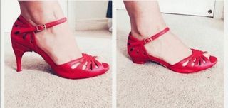 Sandalias tacón intercambiable. ⬇️ Precio