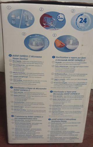 Esterilizador biberones microondas Avent