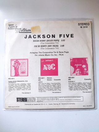 Vinilo pequeños michael jackson