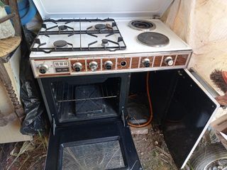 Cocina de gas y de luz