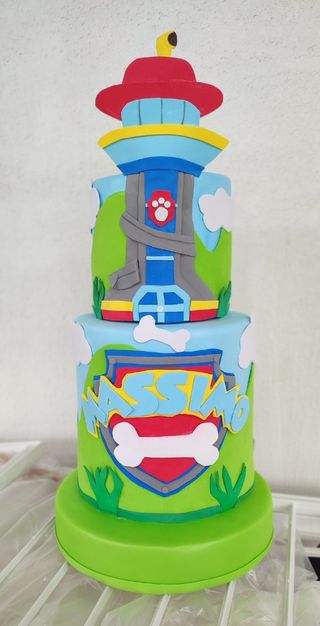 Torta scenografica Paw patrol