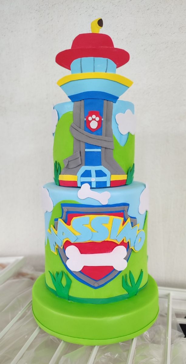 Torta scenografica Paw patrol