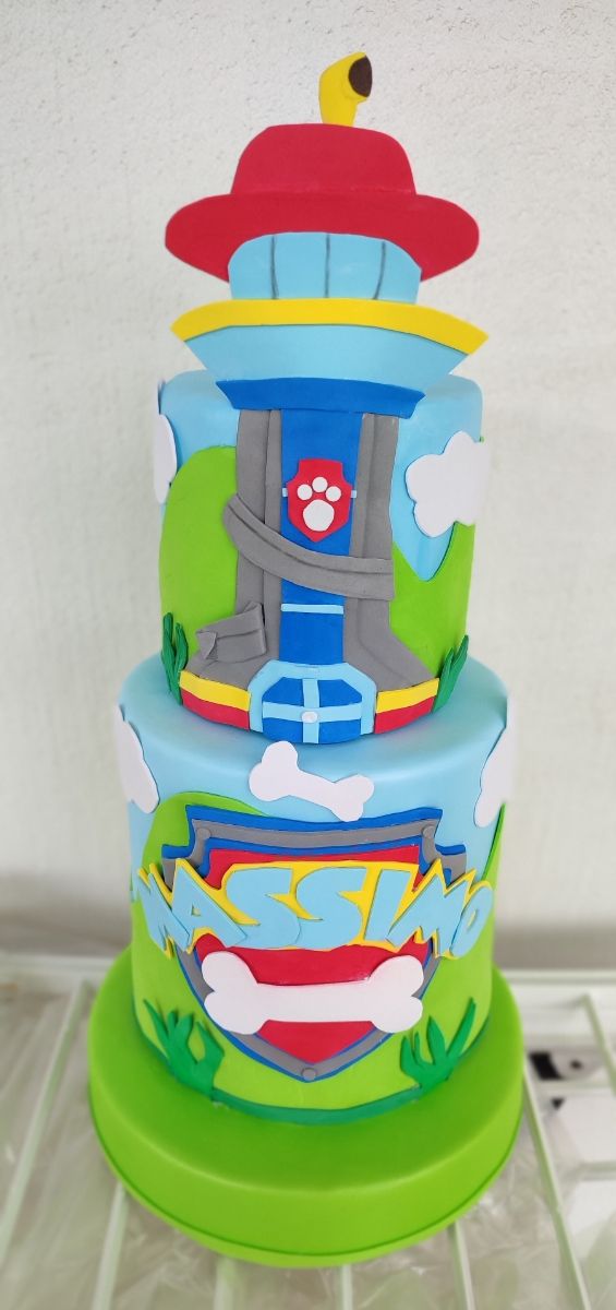 Torta scenografica Paw patrol