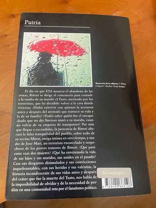 Libro La patria de Fernando aramburu