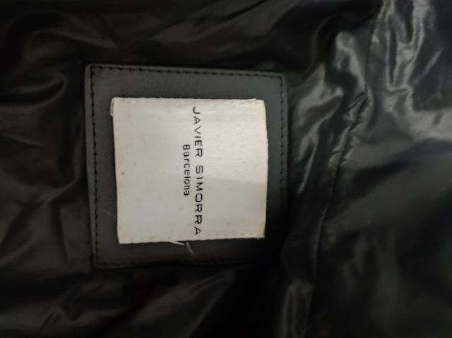 Abrigo negro mujer Javier Simorra