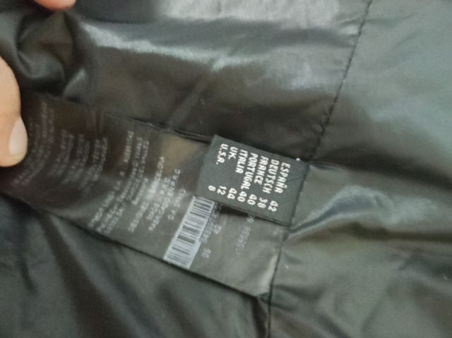 Abrigo negro mujer Javier Simorra