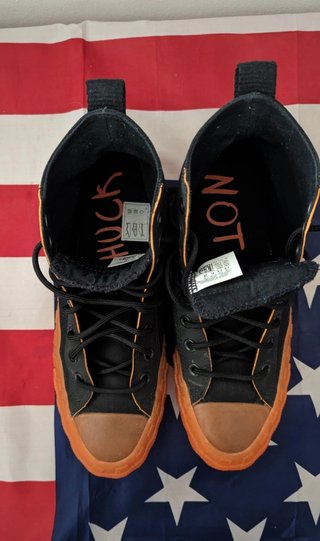 Converse UNT1TL3D High Black Orange