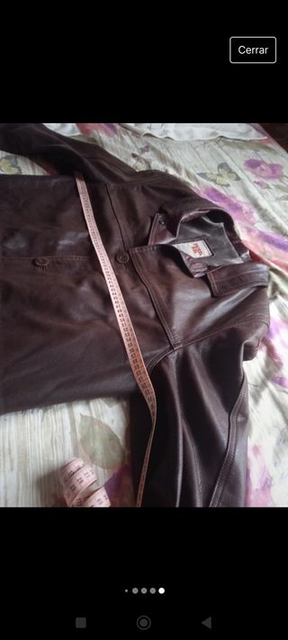 Cazadora de piel
