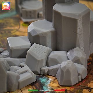 Montagne 3D per gioco Western Legends