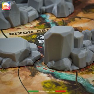 Montagne 3D per gioco Western Legends