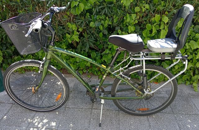 Bicicleta Jamis Hudson con silla niños Yeep