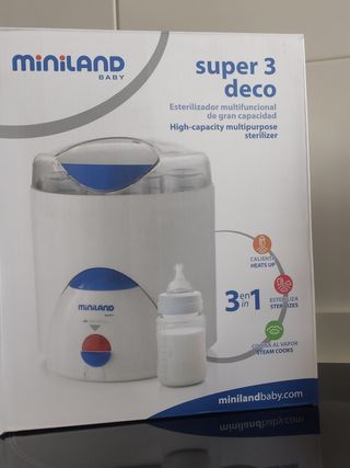 Esterilizador biberones 3 en 1 Miniland