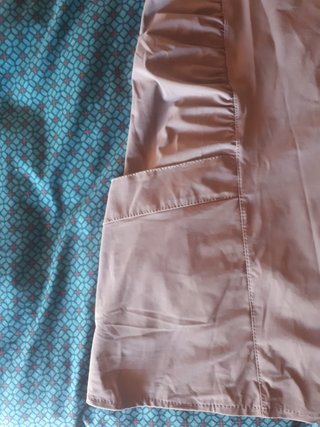 Vestido nuevo talla S, color topo