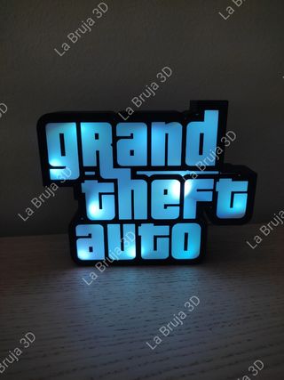 GRAND THFET AUTO LUMINOSO
