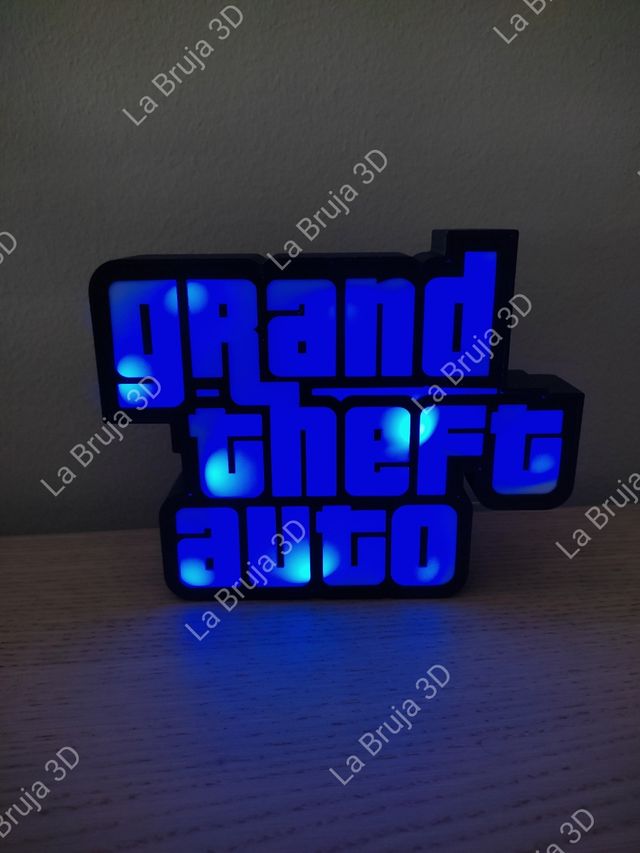 GRAND THFET AUTO LUMINOSO