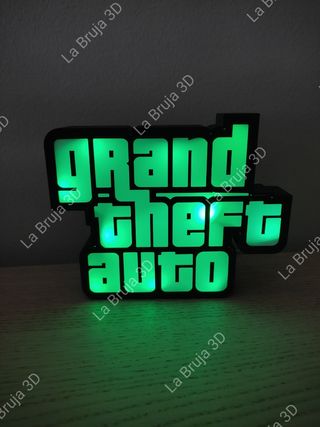 GRAND THFET AUTO LUMINOSO