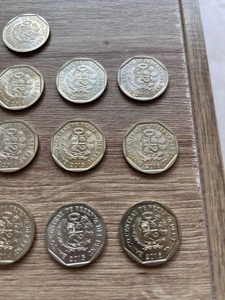 Coleccion de pesos peruanos de 2010 a 2016