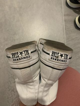 Converse bota alta plataforma