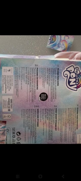 Pigiama my little pony bimba